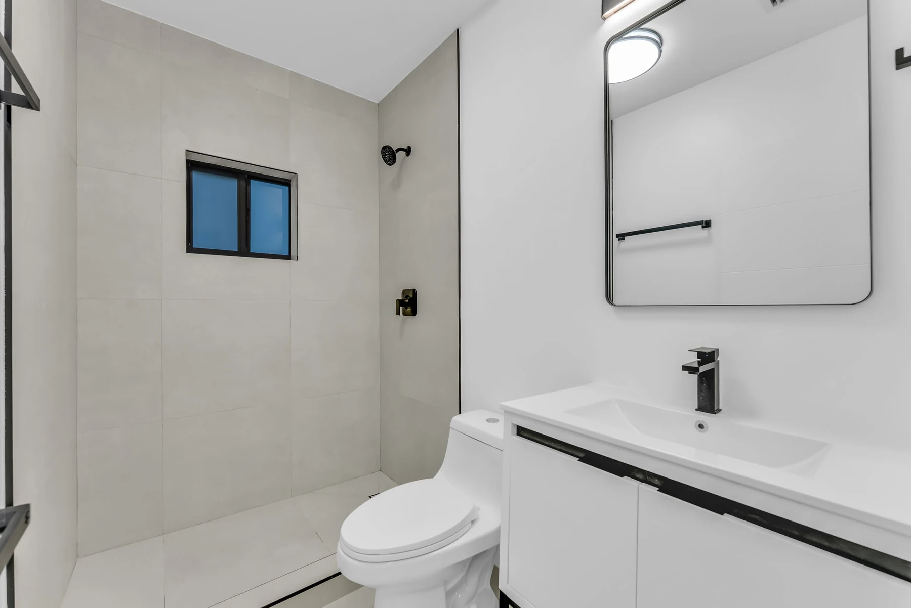 Bathroom of one of the units